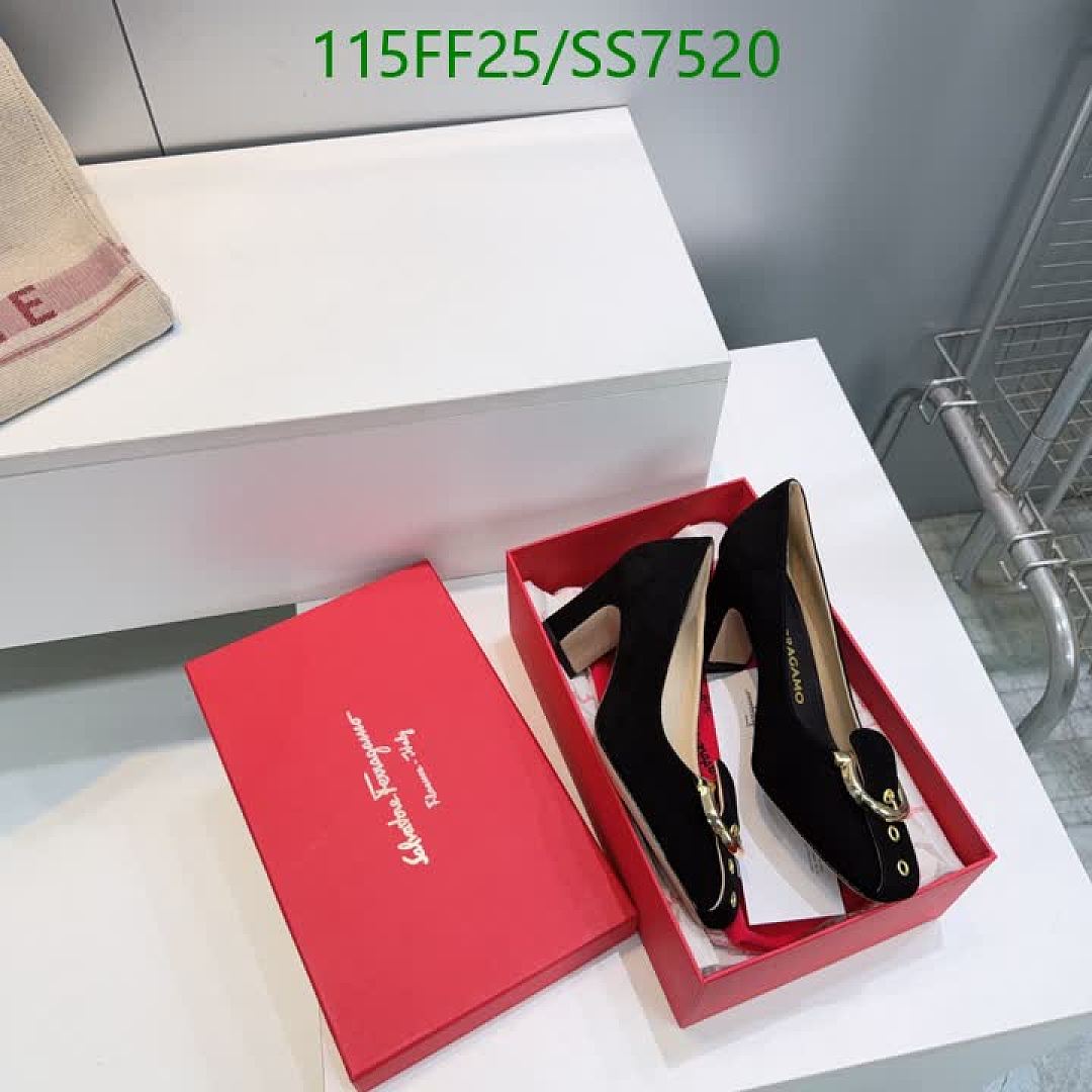 Ferragamo-Women Shoes Code: SS7520 $: 115USD