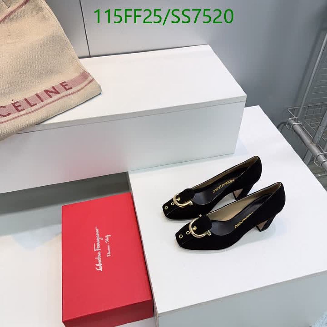 Ferragamo-Women Shoes Code: SS7520 $: 115USD