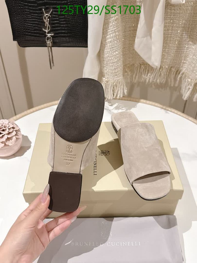 Brunello Cucinelli-Women Shoes Code: SS1703 $: 125USD