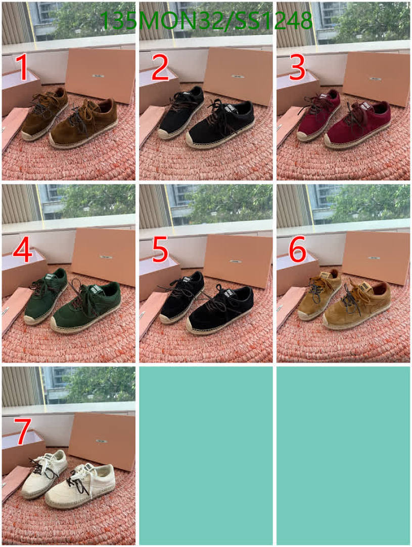 Miu Miu-Women Shoes Code: SS1248 $: 135USD