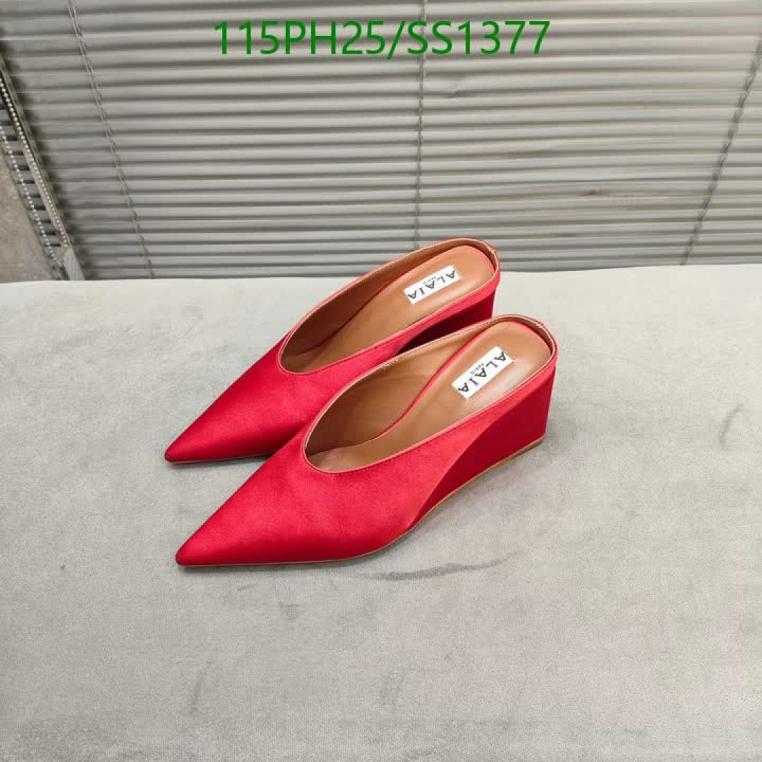 Alaia-Women Shoes Code: SS1377 $: 115USD
