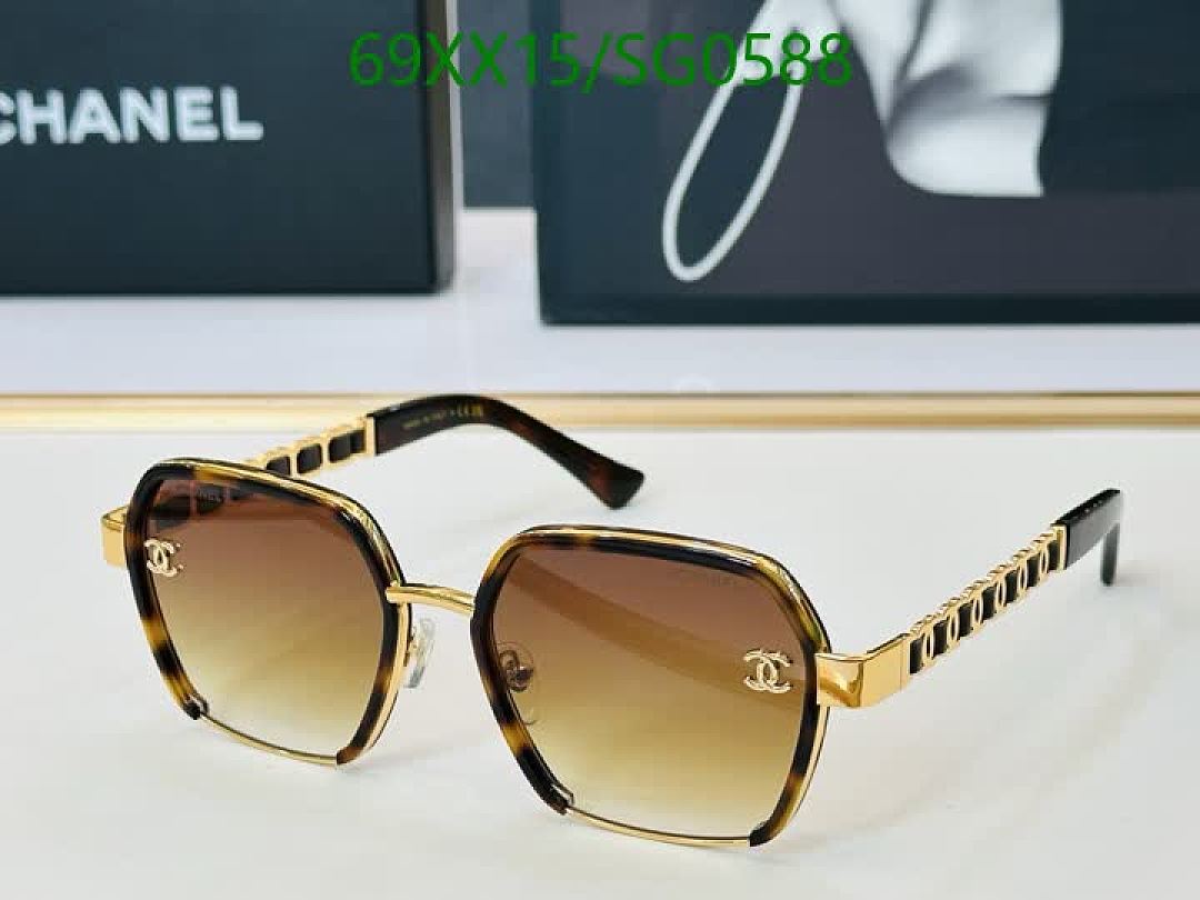 Chanel-Glasses Code: SG0588 $: 69USD