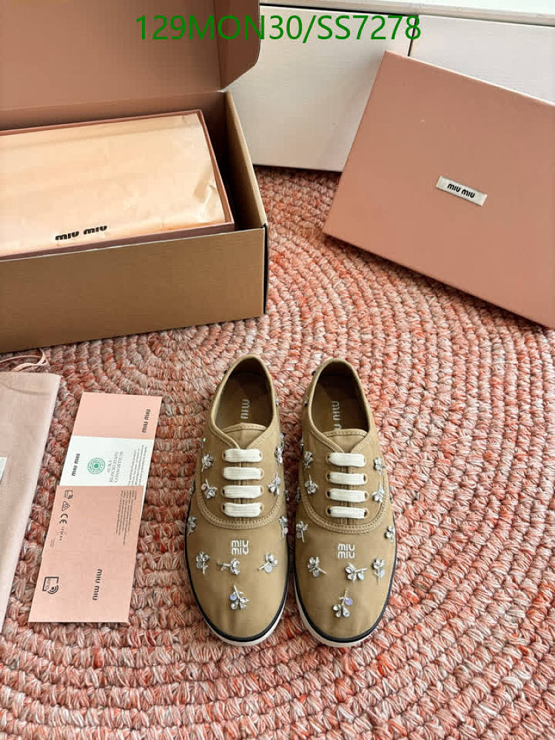 Miu Miu-Women Shoes Code: SS7278 $: 129USD