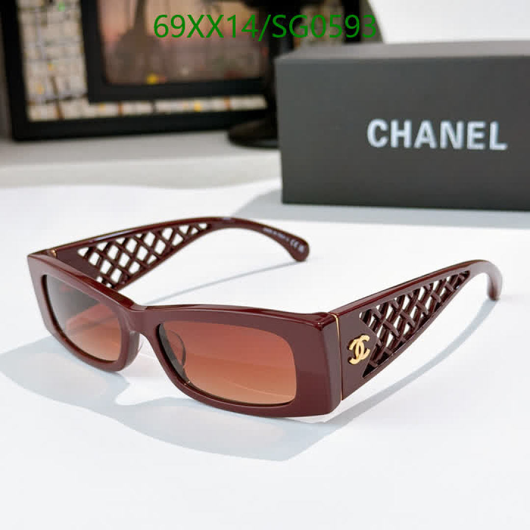 Chanel-Glasses Code: SG0593 $: 69USD