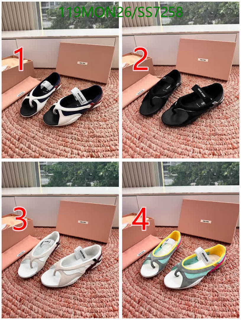 Miu Miu-Women Shoes Code: SS7258 $: 119USD