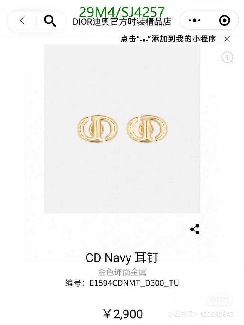 Dior-Jewelry Code: SJ4257 $: 29USD