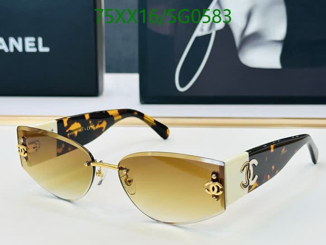 Chanel-Glasses Code: SG0583 $: 75USD