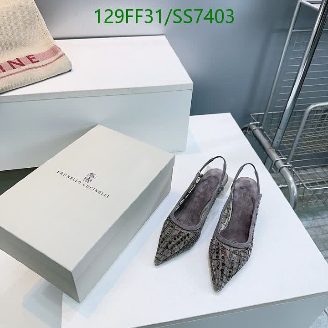 Brunello Cucinelli-Women Shoes Code: SS7403 $: 129USD