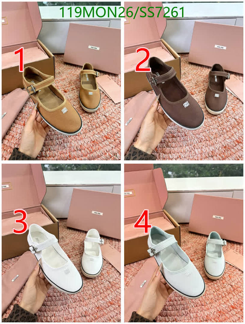 Miu Miu-Women Shoes Code: SS7261 $: 119USD