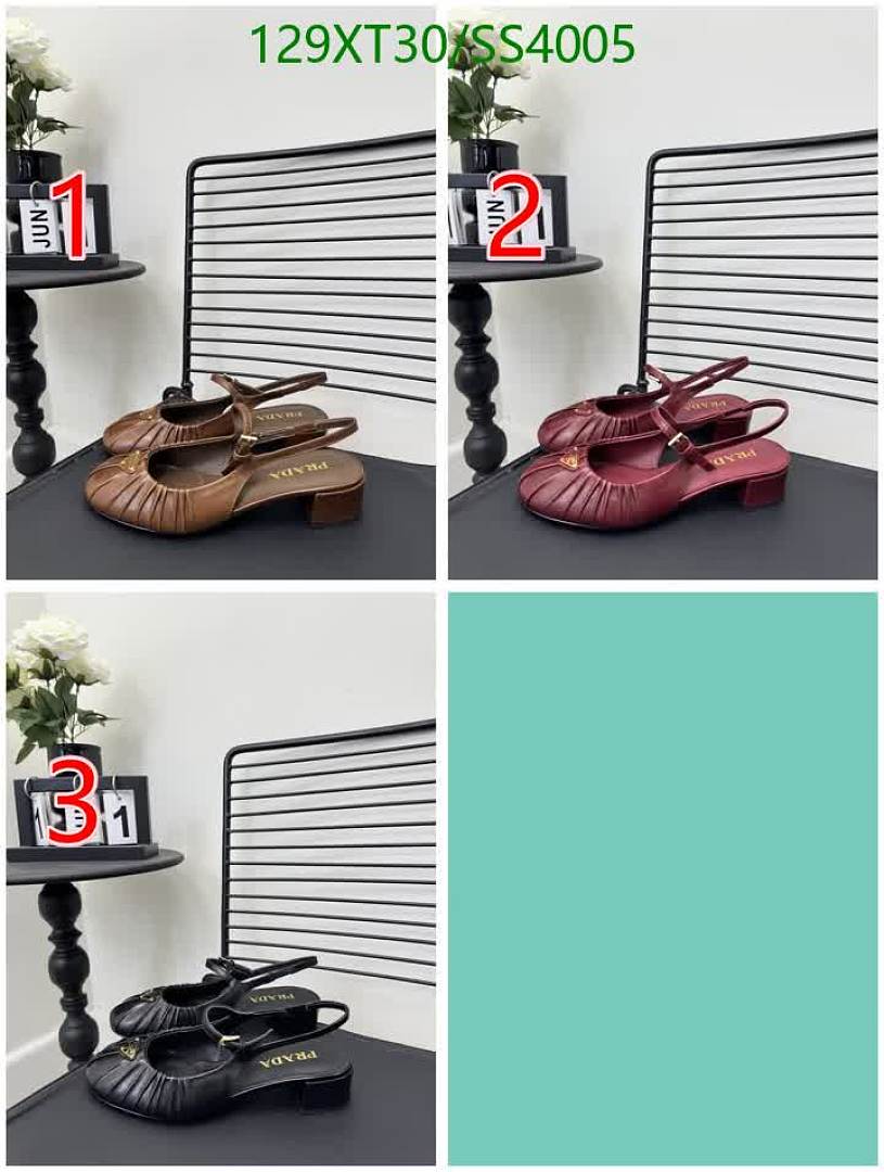 Prada-Women Shoes Code: SS4005 $: 129USD