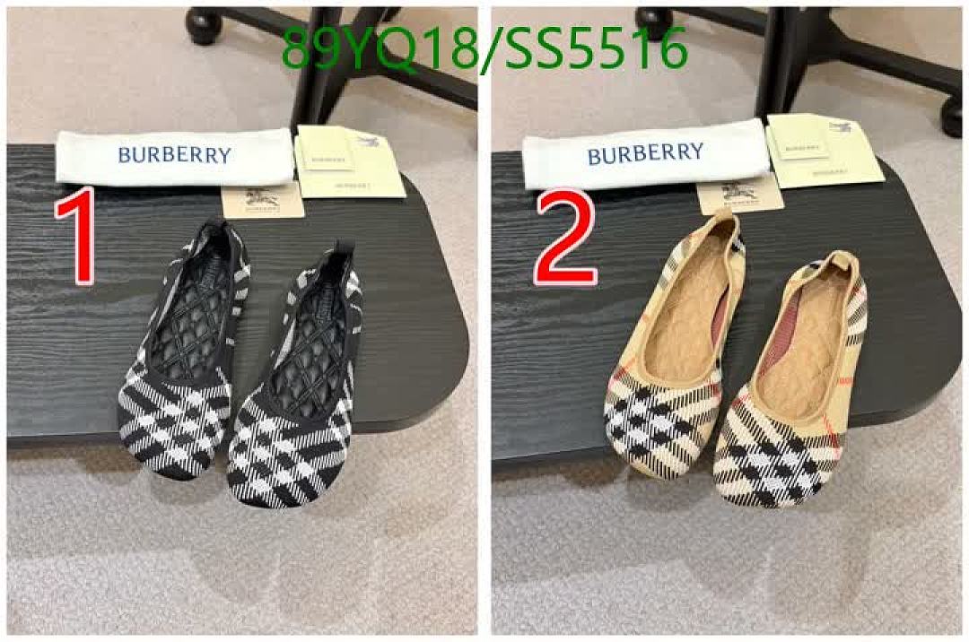 Burberry-Women Shoes Code: SS5516 $: 89USD