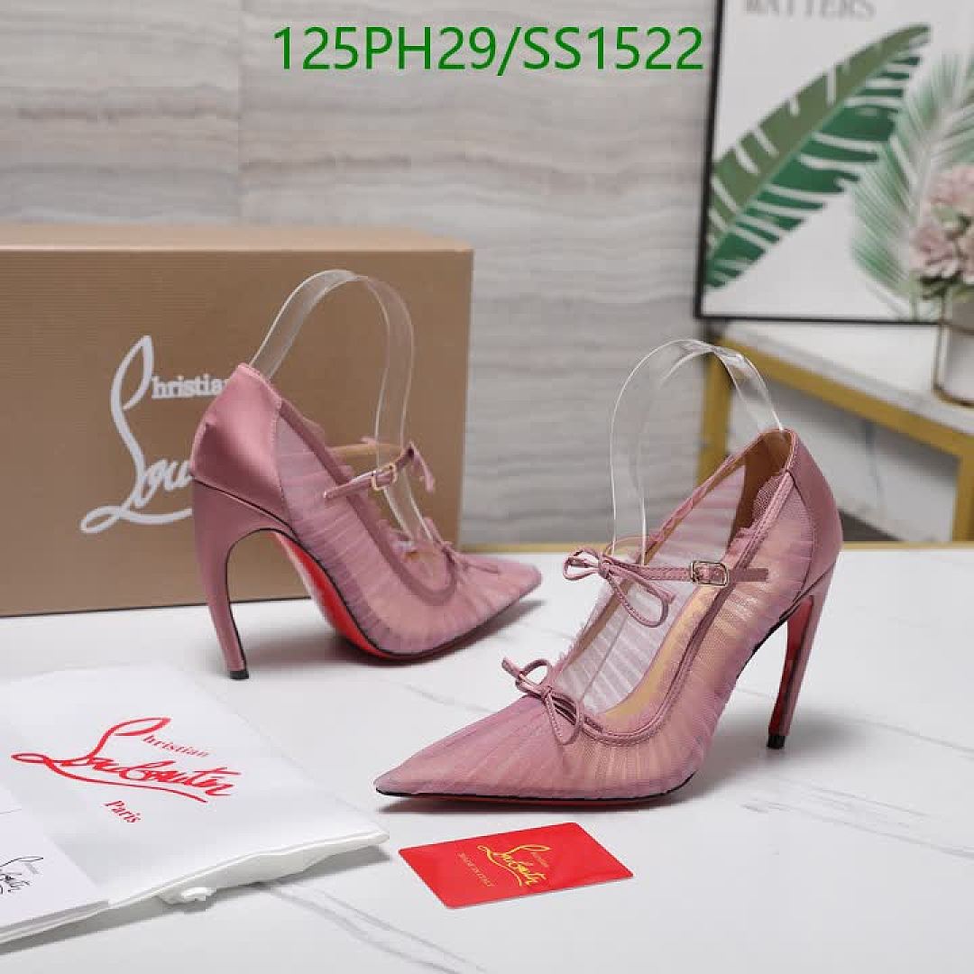 Christian Louboutin-Women Shoes Code: SS1522 $: 125USD