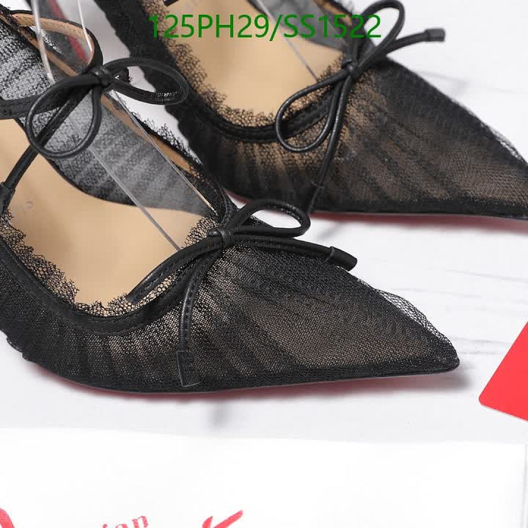 Christian Louboutin-Women Shoes Code: SS1522 $: 125USD