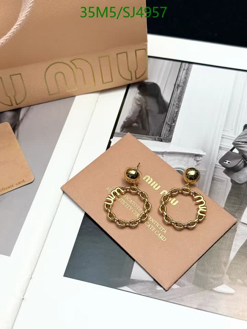 Miu Miu-Jewelry Code: SJ4957 $: 35USD