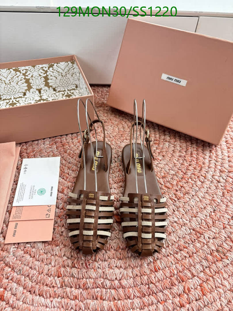Miu Miu-Women Shoes Code: SS1220 $: 129USD
