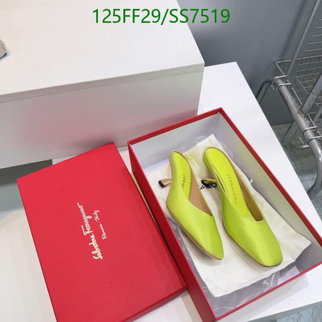 Ferragamo-Women Shoes Code: SS7519 $: 125USD