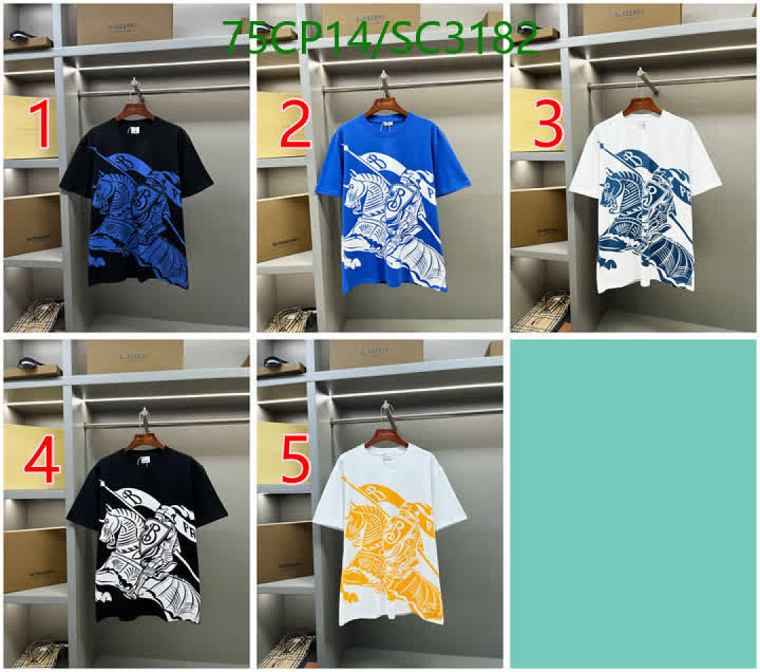 Burberry-Clothing Code: SC3182 $: 75USD