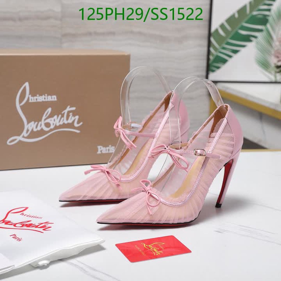 Christian Louboutin-Women Shoes Code: SS1522 $: 125USD