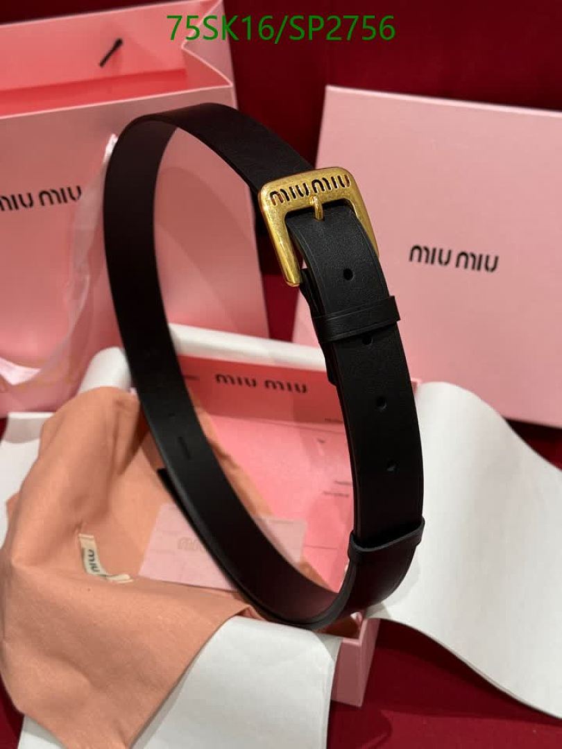 MIU MIU-Belts Code: SP2756 $: 75USD