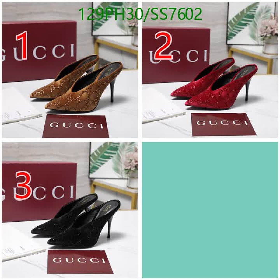 Gucci-Women Shoes Code: SS7602 $: 129USD