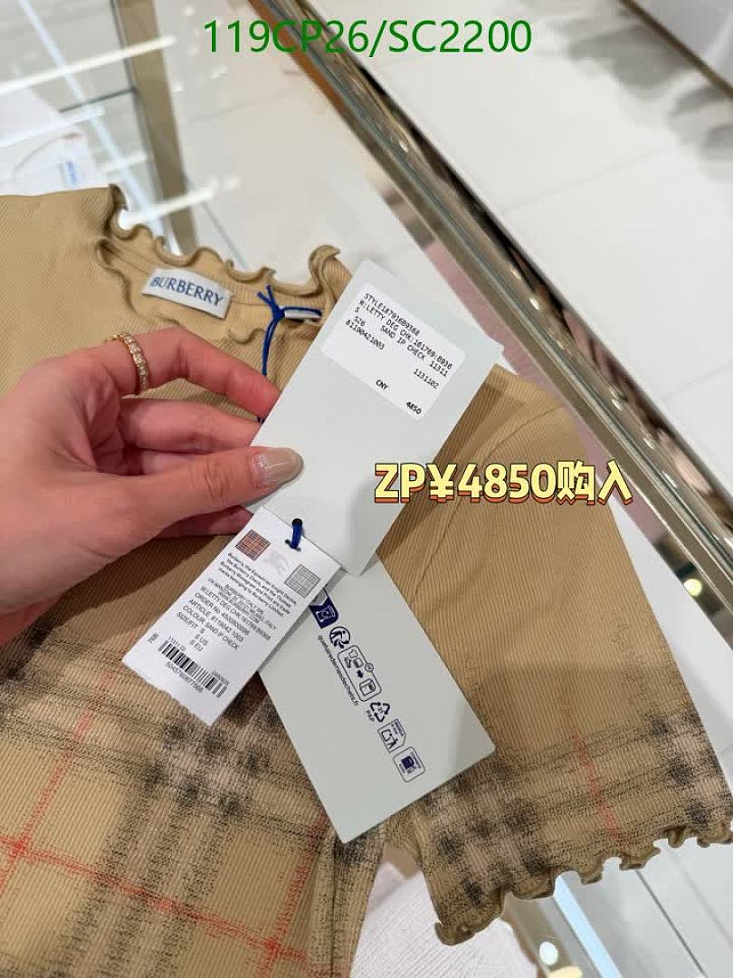 Burberry-Clothing Code: SC2200 $: 119USD