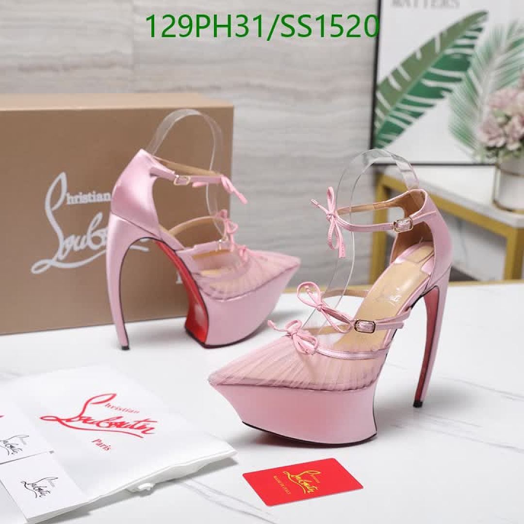 Christian Louboutin-Women Shoes Code: SS1520 $: 129USD
