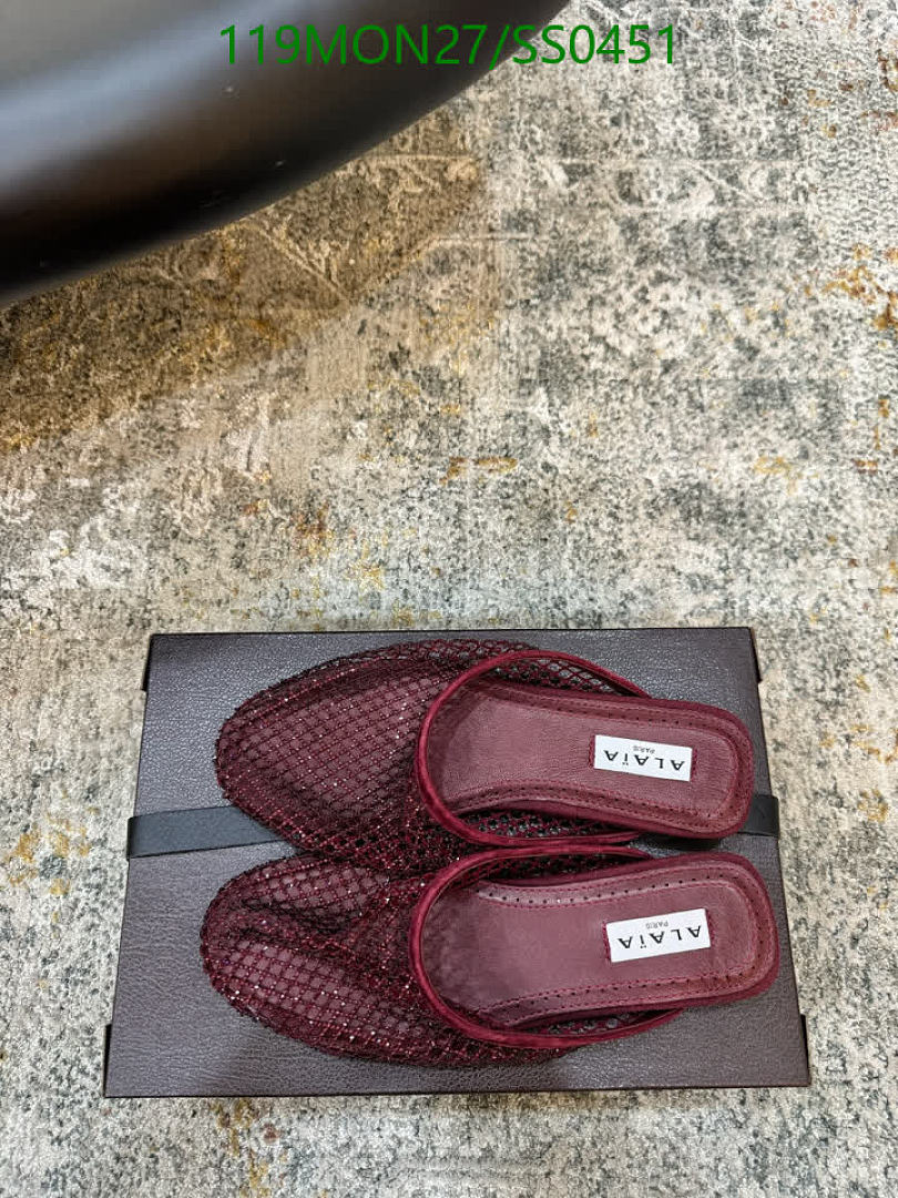 Alaia-Women Shoes Code: SS0451 $: 119USD