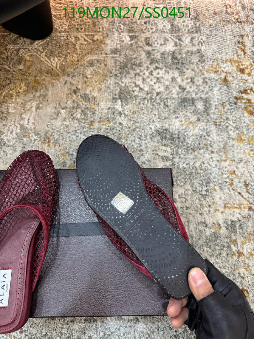 Alaia-Women Shoes Code: SS0451 $: 119USD