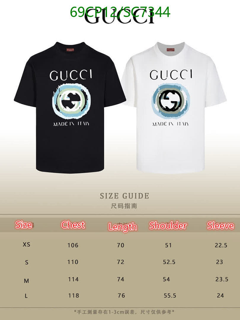 Gucci-Clothing Code: SC7344 $: 69USD
