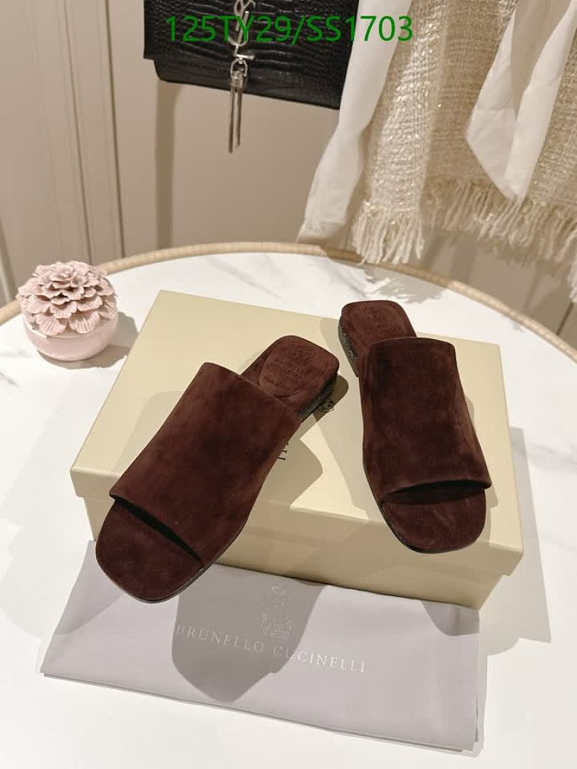Brunello Cucinelli-Women Shoes Code: SS1703 $: 125USD