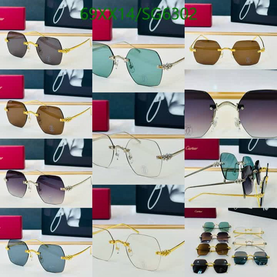 Cartier-Glasses Code: SG6302 $: 69USD