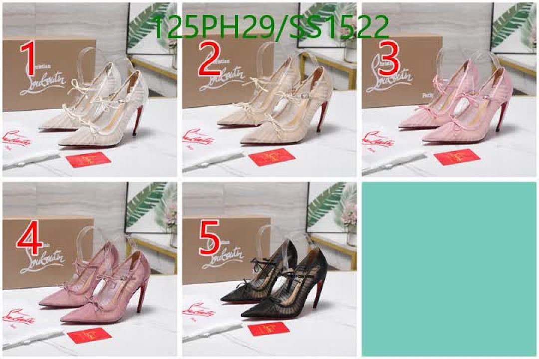 Christian Louboutin-Women Shoes Code: SS1522 $: 125USD