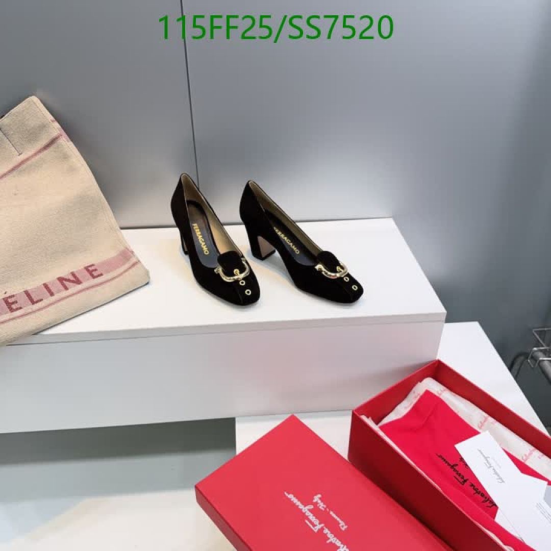 Ferragamo-Women Shoes Code: SS7520 $: 115USD