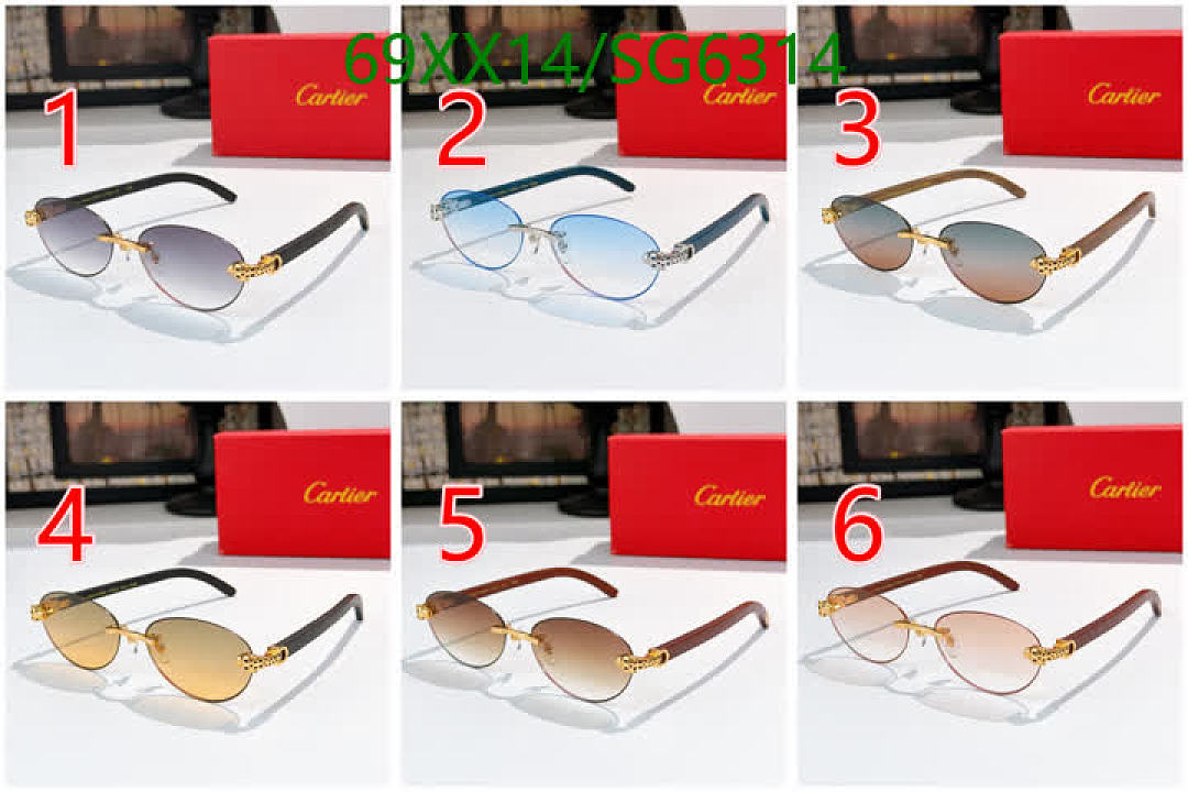 Cartier-Glasses Code: SG6314 $: 69USD