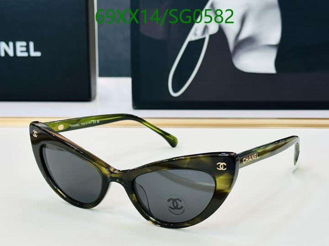 Chanel-Glasses Code: SG0582 $: 69USD
