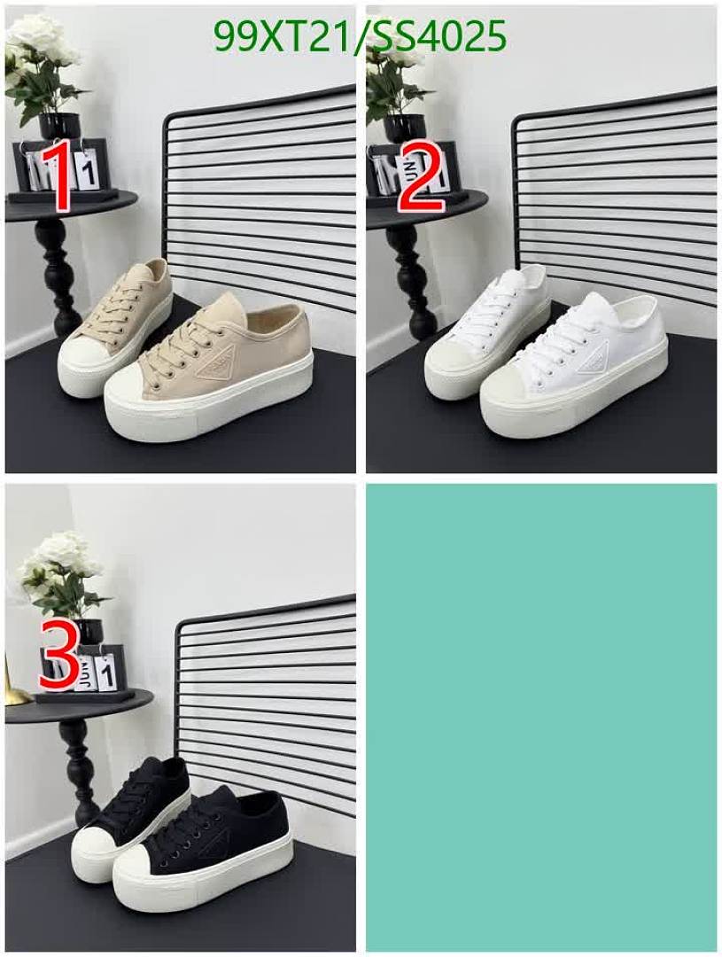 Prada-Women Shoes Code: SS4025 $: 99USD