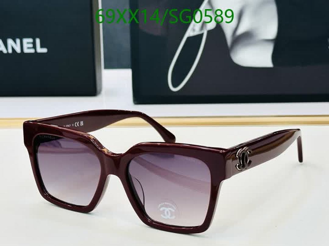 Chanel-Glasses Code: SG0589 $: 69USD