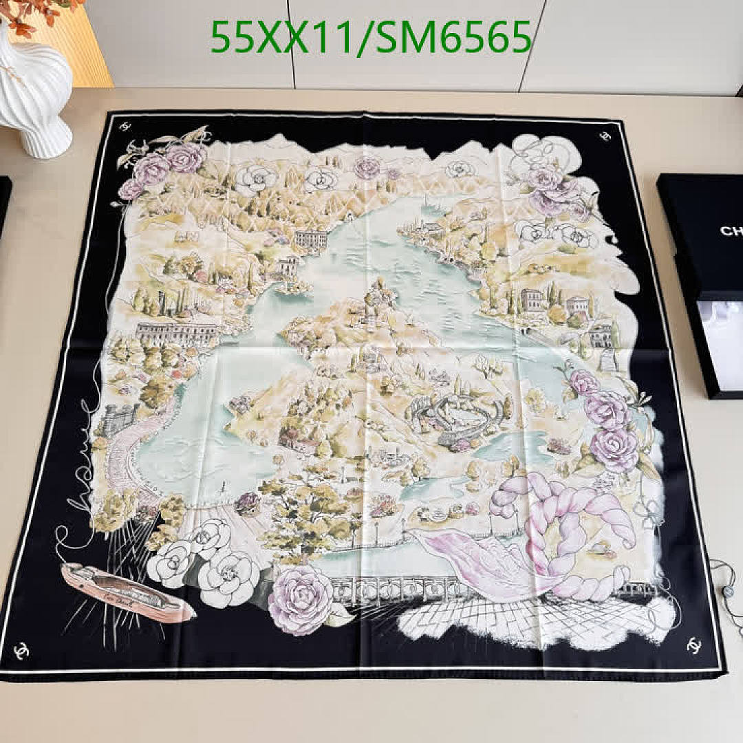 Chanel-Scarf Code: SM6565 $: 55USD