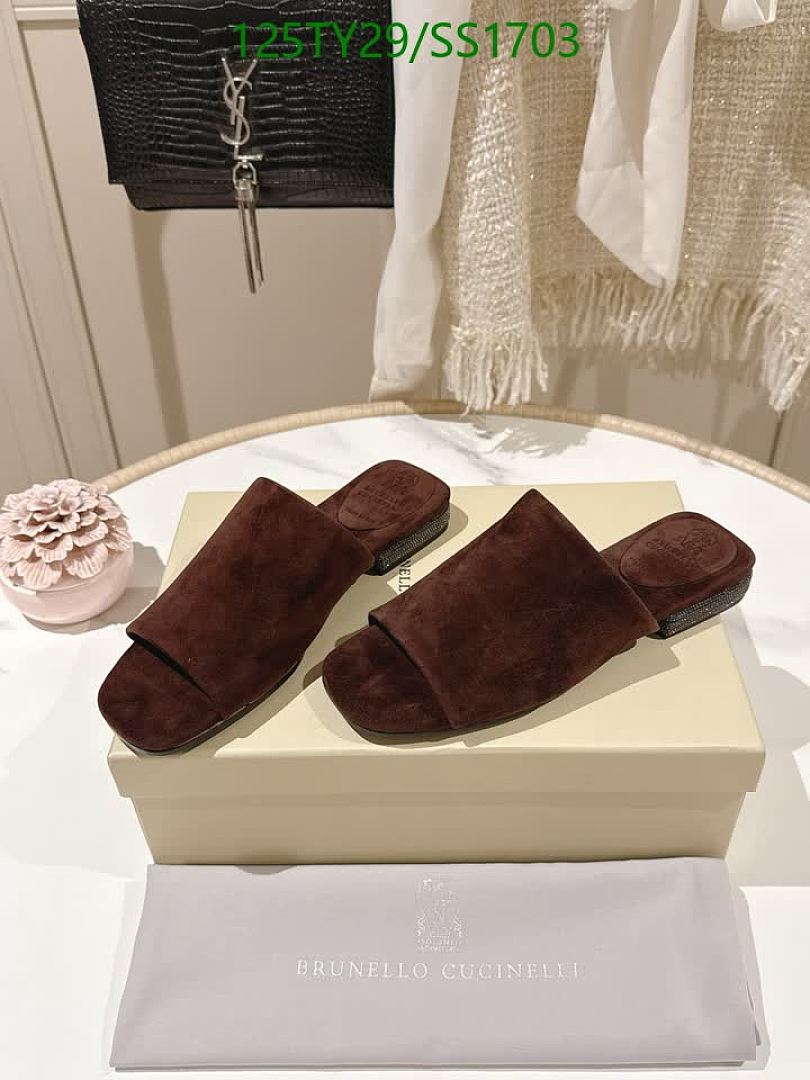 Brunello Cucinelli-Women Shoes Code: SS1703 $: 125USD