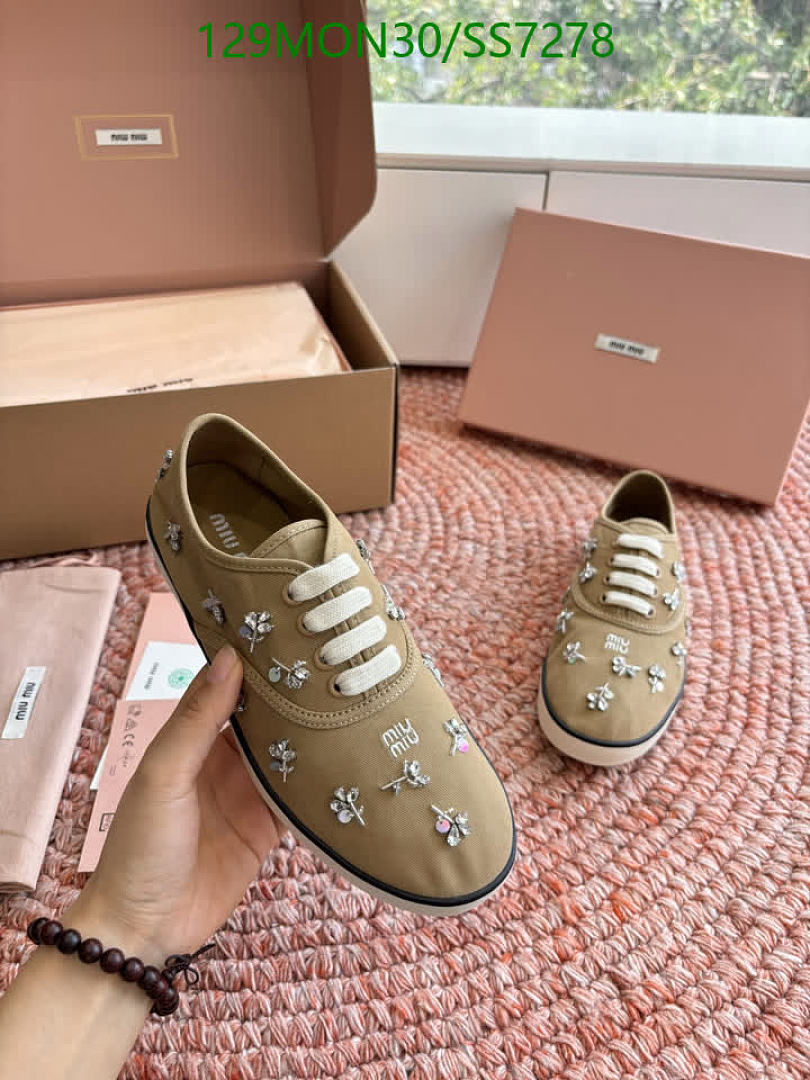 Miu Miu-Women Shoes Code: SS7278 $: 129USD