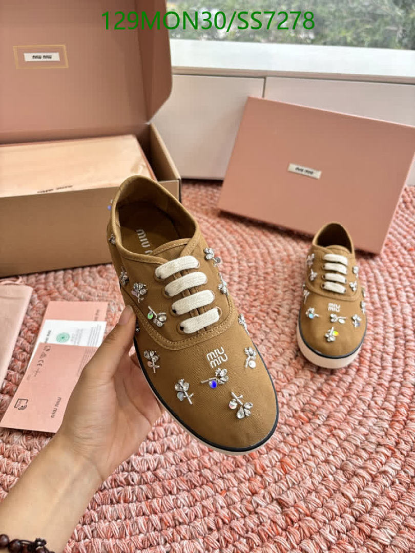 Miu Miu-Women Shoes Code: SS7278 $: 129USD