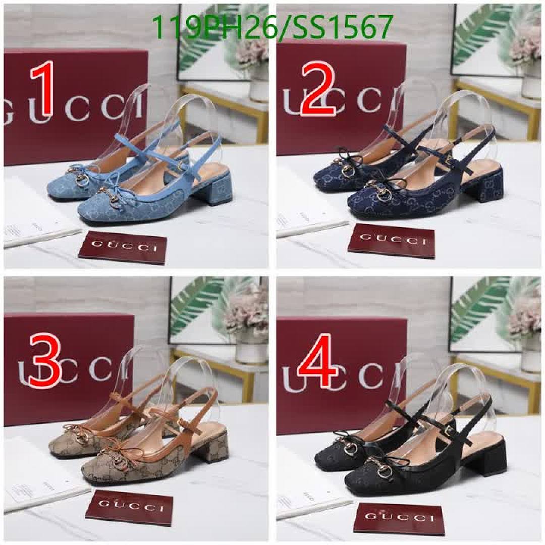 Gucci-Women Shoes Code: SS1567 $: 119USD