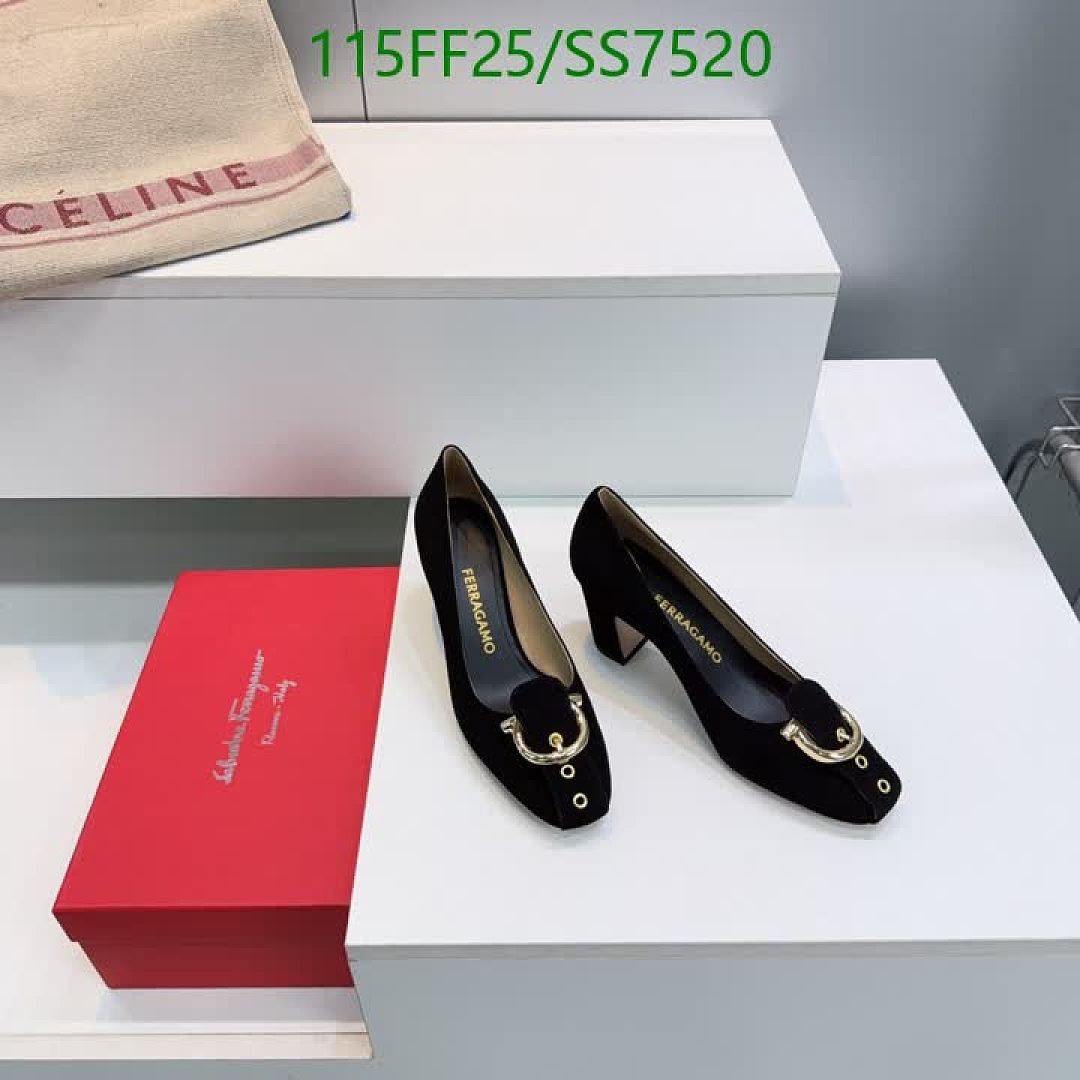 Ferragamo-Women Shoes Code: SS7520 $: 115USD