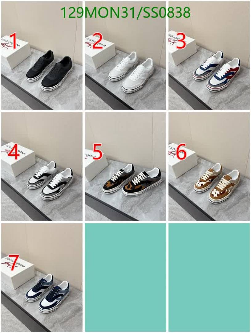 D&G-Men shoes Code: SS0838 $: 129USD