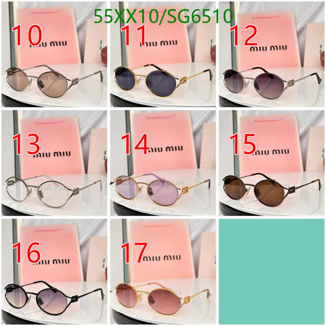 Miu Miu-Glasses Code: SG6510 $: 55USD