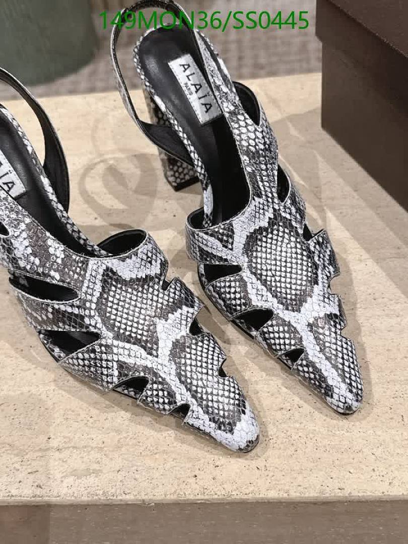 Alaia-Women Shoes Code: SS0445 $: 149USD