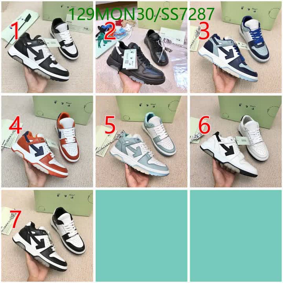Off-White-Men shoes Code: SS7287 $: 129USD