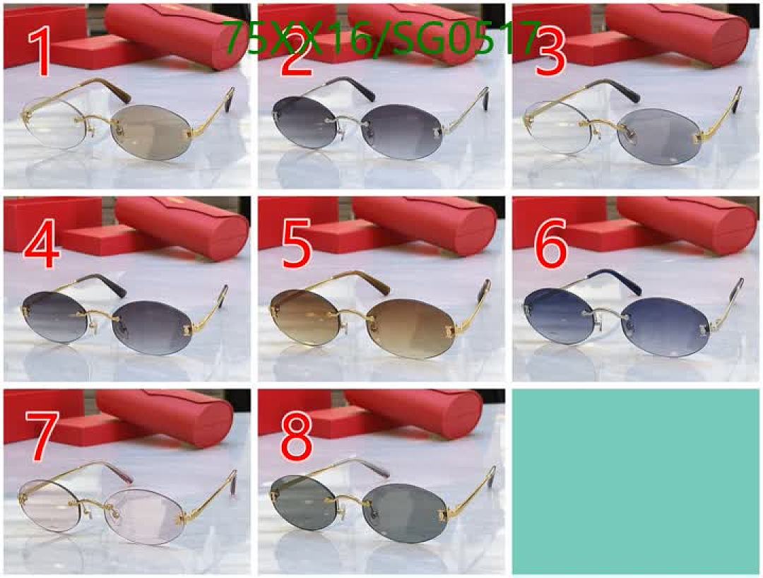 Cartier-Glasses Code: SG0517 $: 75USD