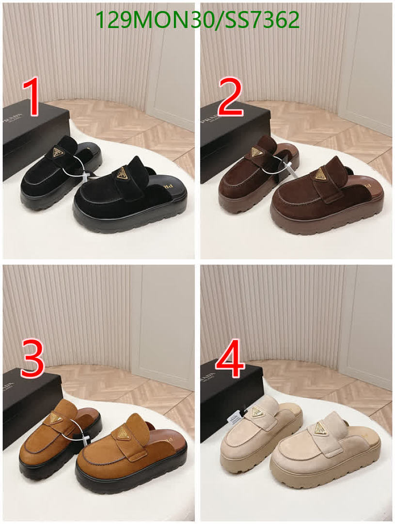 Prada-Women Shoes Code: SS7362 $: 129USD