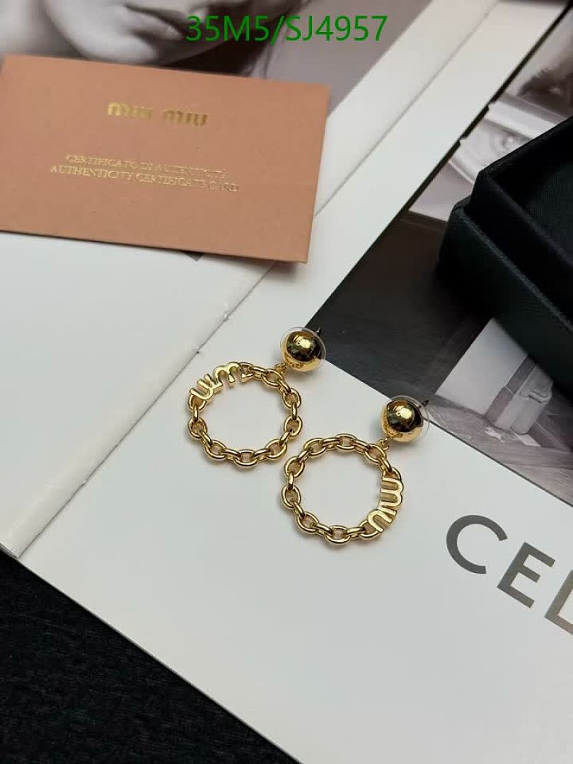 Miu Miu-Jewelry Code: SJ4957 $: 35USD